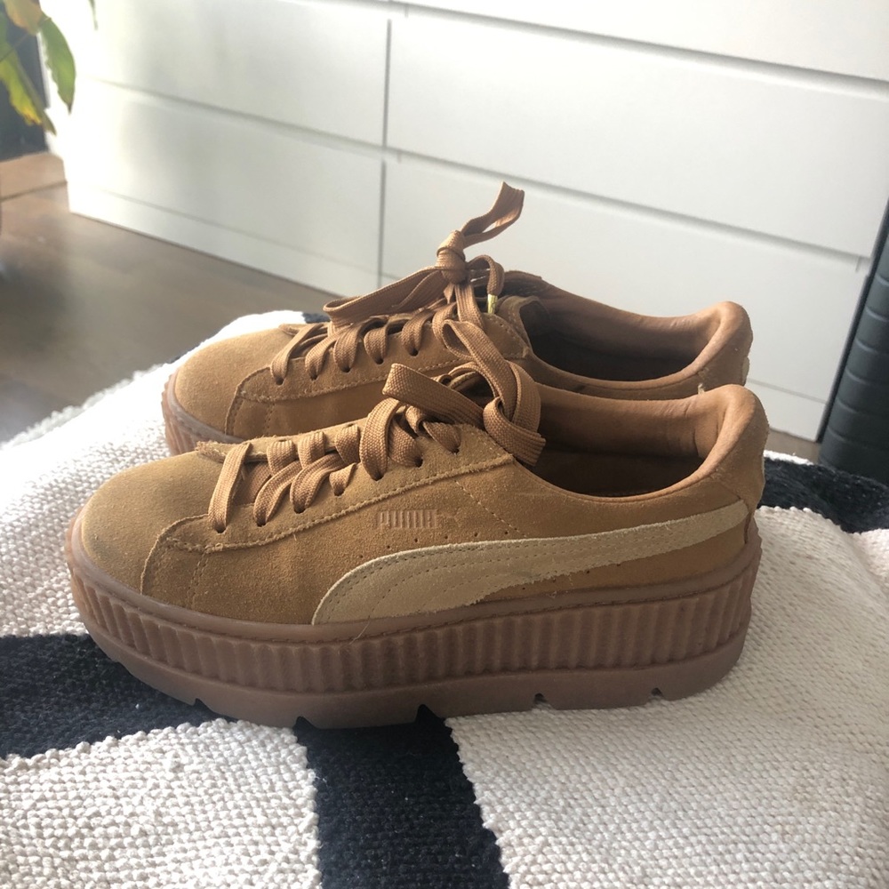 Fenty by Rihanna suede cleated creeper
